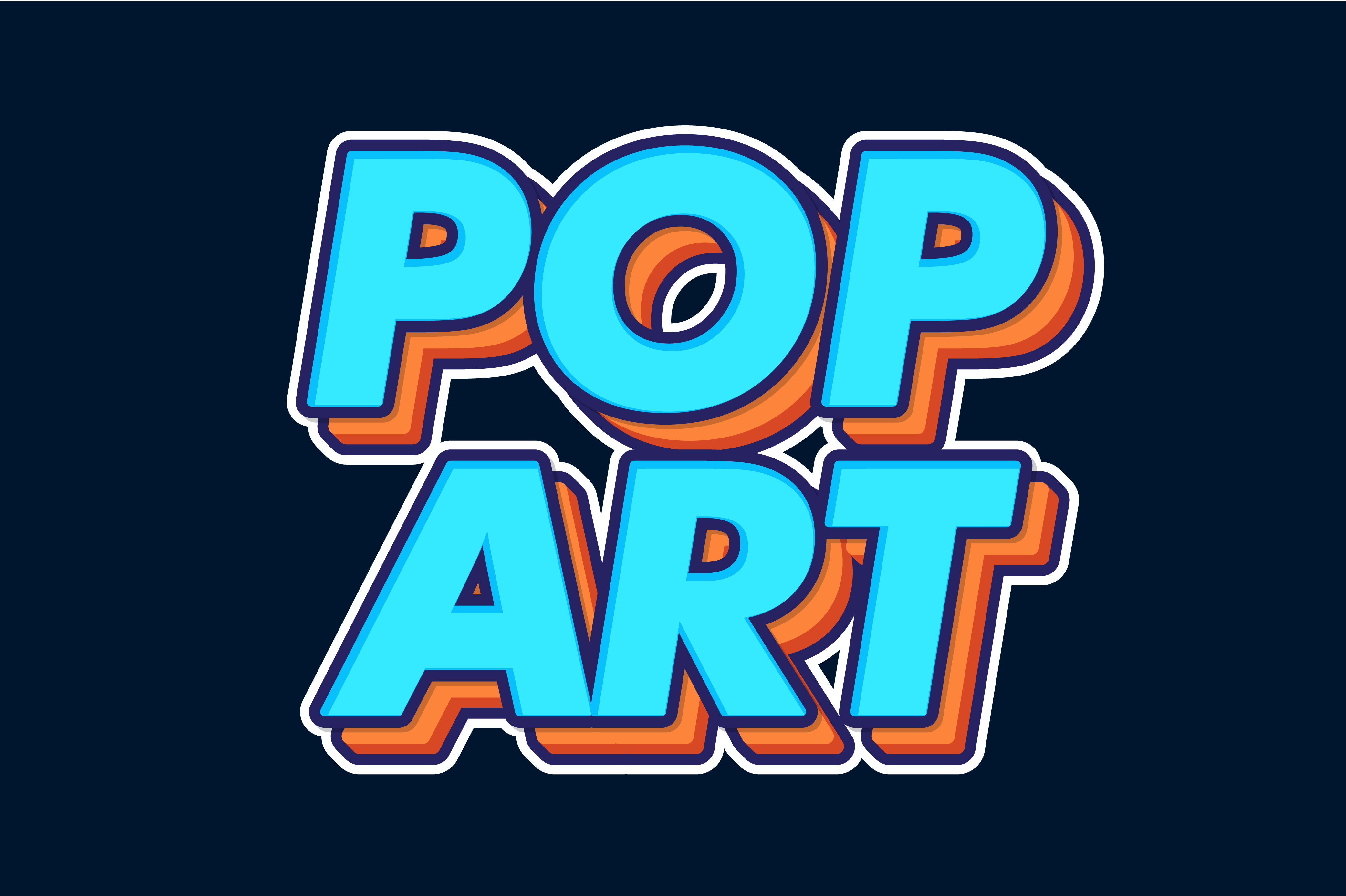 Pop Art Text Effects for Illustrator by memetxsaputra